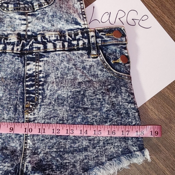 💞Fringed Mini Overalls - Picture 13 of 14